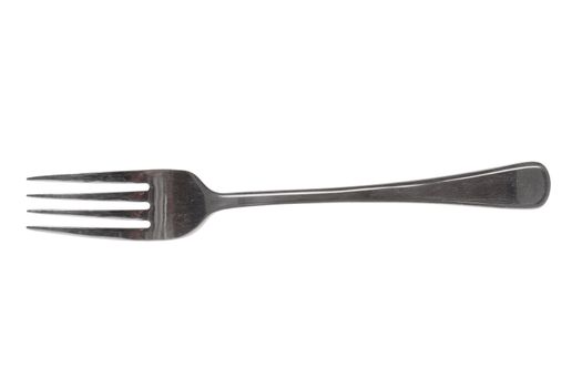 one fork photo on the white background