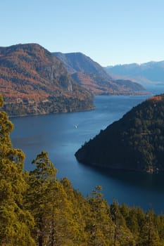 Patagonian Lake at San Martin