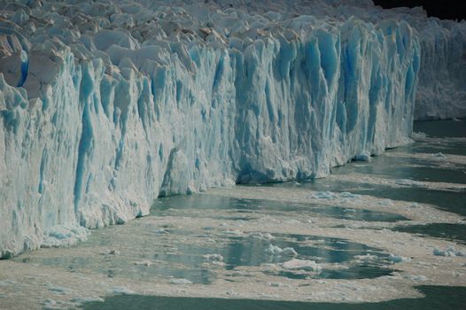 Perito Moreno huge glacier in Calafate southern Patagonia