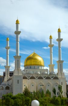 Mosque. Islam Center of Astana, capital of Kazakhstan, august 2007