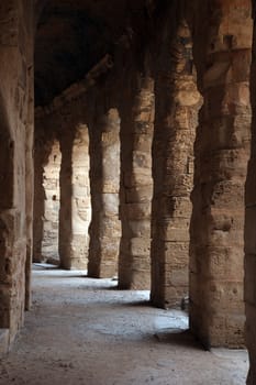 The amphitheater in El-Jem, Tunisia