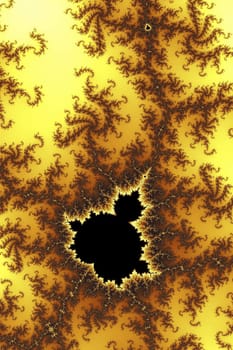 An image of a typical fractal graphic