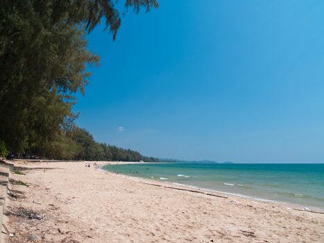 Shining day at Laem Sadet beach, Chanthaburi, Thailand