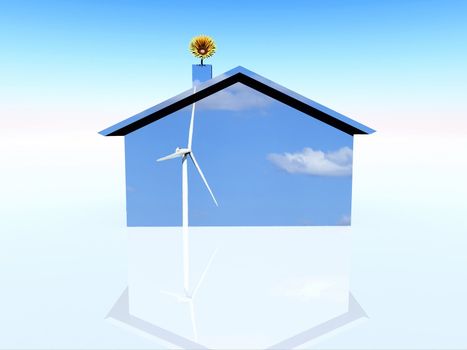 illustration of renewable energy