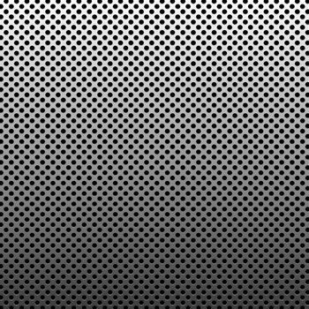 Circle texture metal abstract background with dots