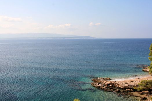 Beach on the island, overlooking the island of Brac Havar