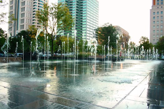 Fountain on the streets of Chicago