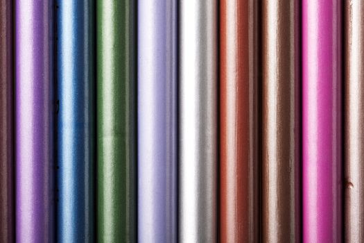 Background consisting of close-up of color pencils.