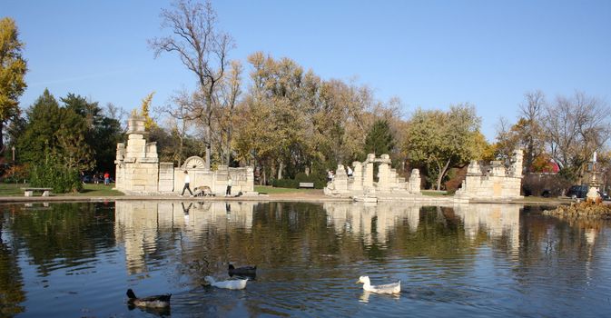 A pond in St Louis, Missouri