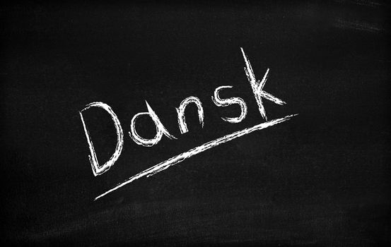 Dansk which translates to Danish
