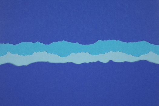 Colored torn paper strip borders.