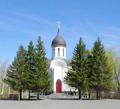 chapel of death the Great Patriotic War.Omsk.Russia.