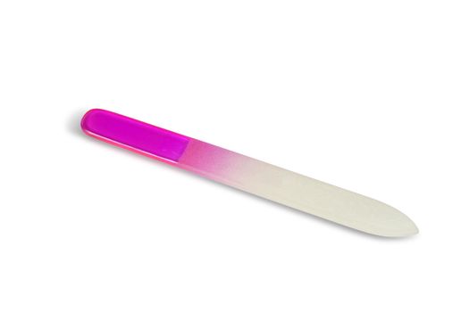 Nailfile isolated on white with clipping path