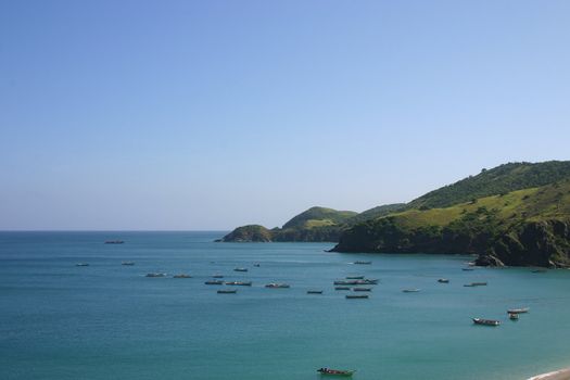 Bay with fishing boats on Isla de Margarita
Venezuela