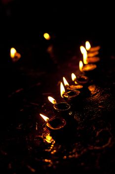 Diwali lights. India