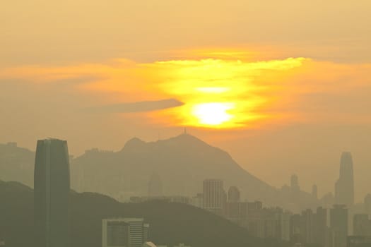 Hong Kong sunset