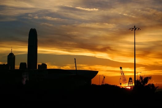 Hong Kong sunset
