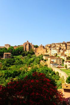 View Of The Historic Center Of Siena, Italy