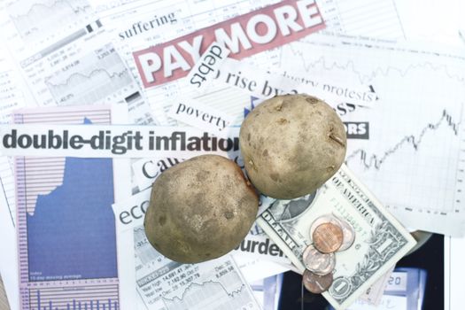 Focus on potato with inflation background - concept for economy is weak.