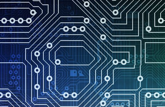Computer Circuits Background Texture as a Design