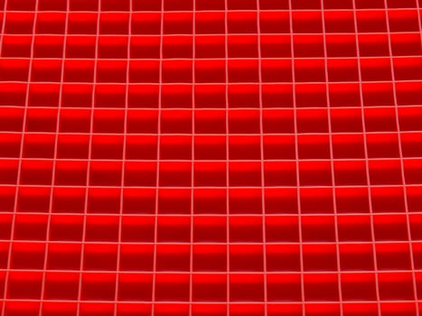 close up red squares pattern background