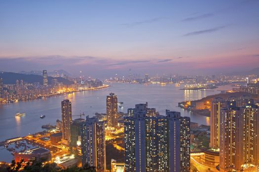 Hong Kong night view