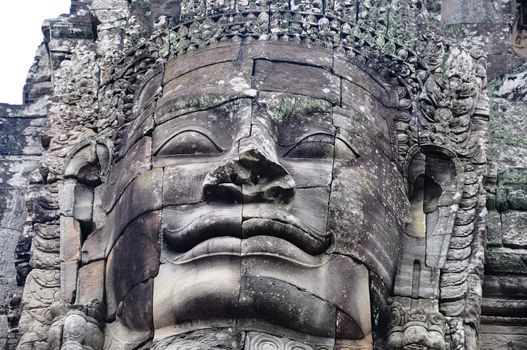 Landscape of historical religious ruins at Angkor Wat,Cambodia