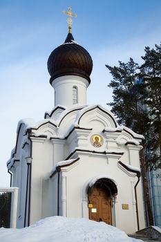 Church in the Belokurikha health-resort, february 2008