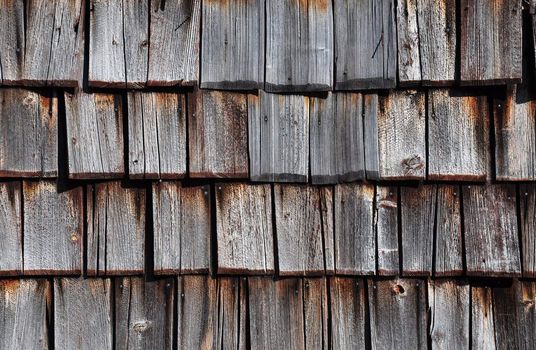 Wooden shingles