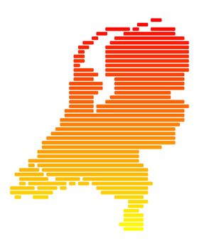 Map of Netherlands