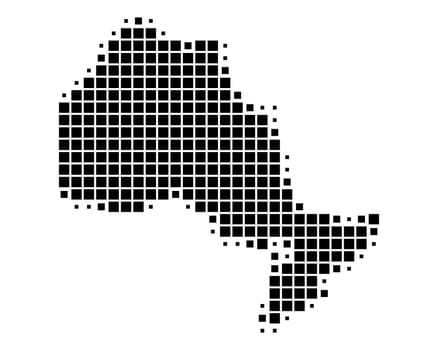 Map of Ontario