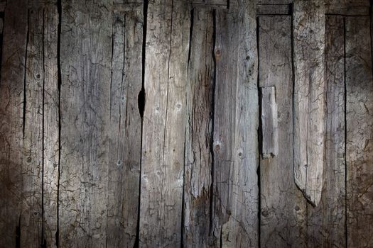 Grunge grey wooden background