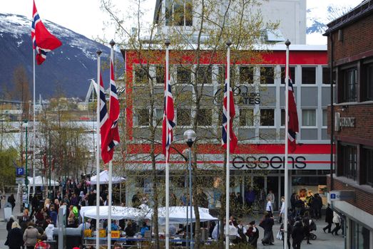 Celebrating the norwegian national day in Tromsø (2011).
