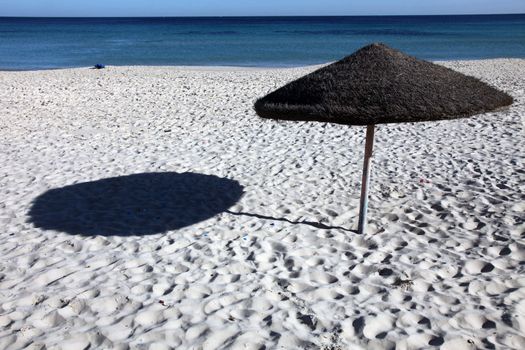 Beach on a sunny day, Sousse, Tunisia