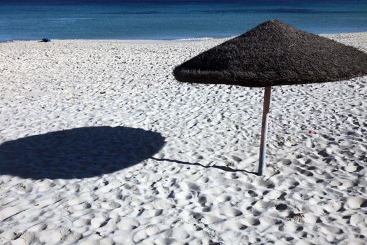 Beach on a sunny day, Sousse, Tunisia