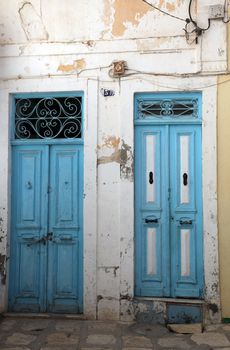 Traditional door from Sousse, Tunis