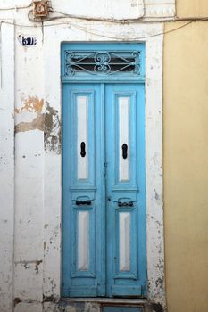 Traditional door from Sousse, Tunis