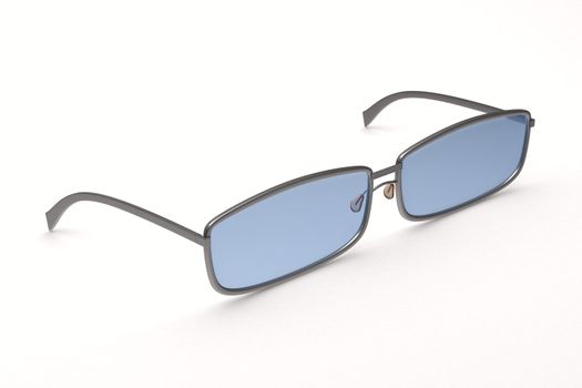 glasses on white background. Isolated 3d image