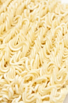 Instant noodles, close-up.