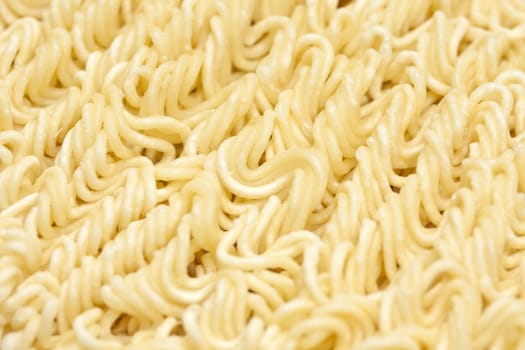 Instant noodles, close-up.