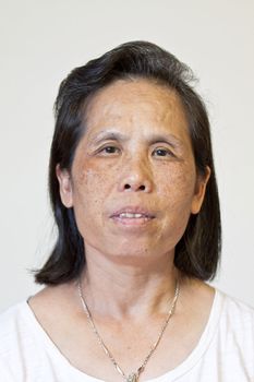 Portrait of a 50s senior Asian Woman
