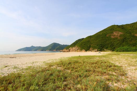 Ham Tin Wan beach in Hong Kong