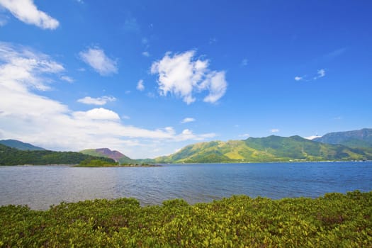 Coast landscape in Hong Kong