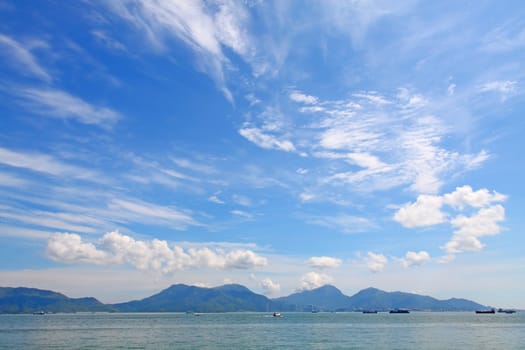 Seascape along the coast