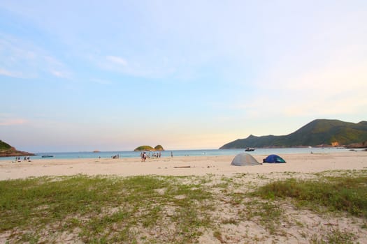 Ham Tin Wan in Hong Kong at day