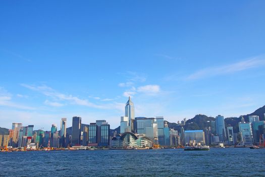 Hong Kong skyline at day