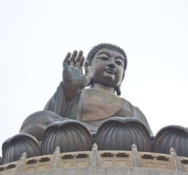 The Big Buddha in Hong Kong Lantau Island