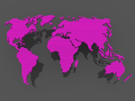 world, map , earth, europe, america, africa, purple