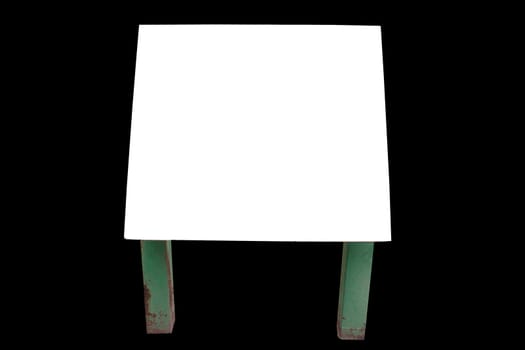 Banner on a white background isolated on black for the advertisement