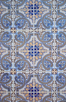 Traditional Portuguese azulejos - painted ceramic tilework